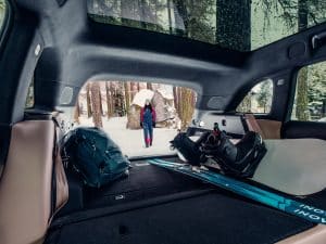 XPENG G9, Kofferraum mit umgeklappten Rücksitzen